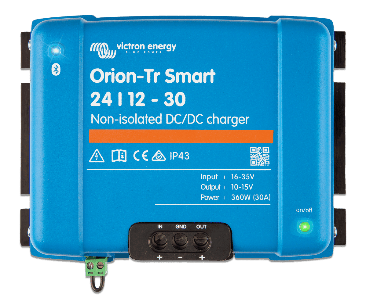 Victron 24V to 12V Orion-Tr Smart 24/12-30A Non-isolated DC-DC Charger