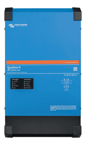 Victron 48V 5000VA Quattro-II 48/5000/70-50/50 Inverter/Charger