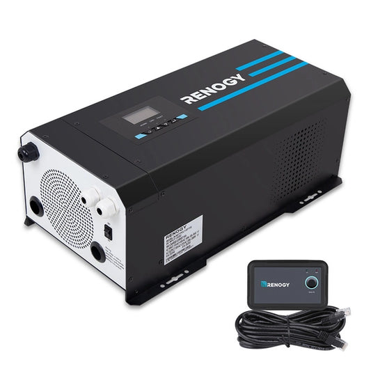 Renogy 3000W 12V Pure Sine Wave Inverter Charger w/ LCD