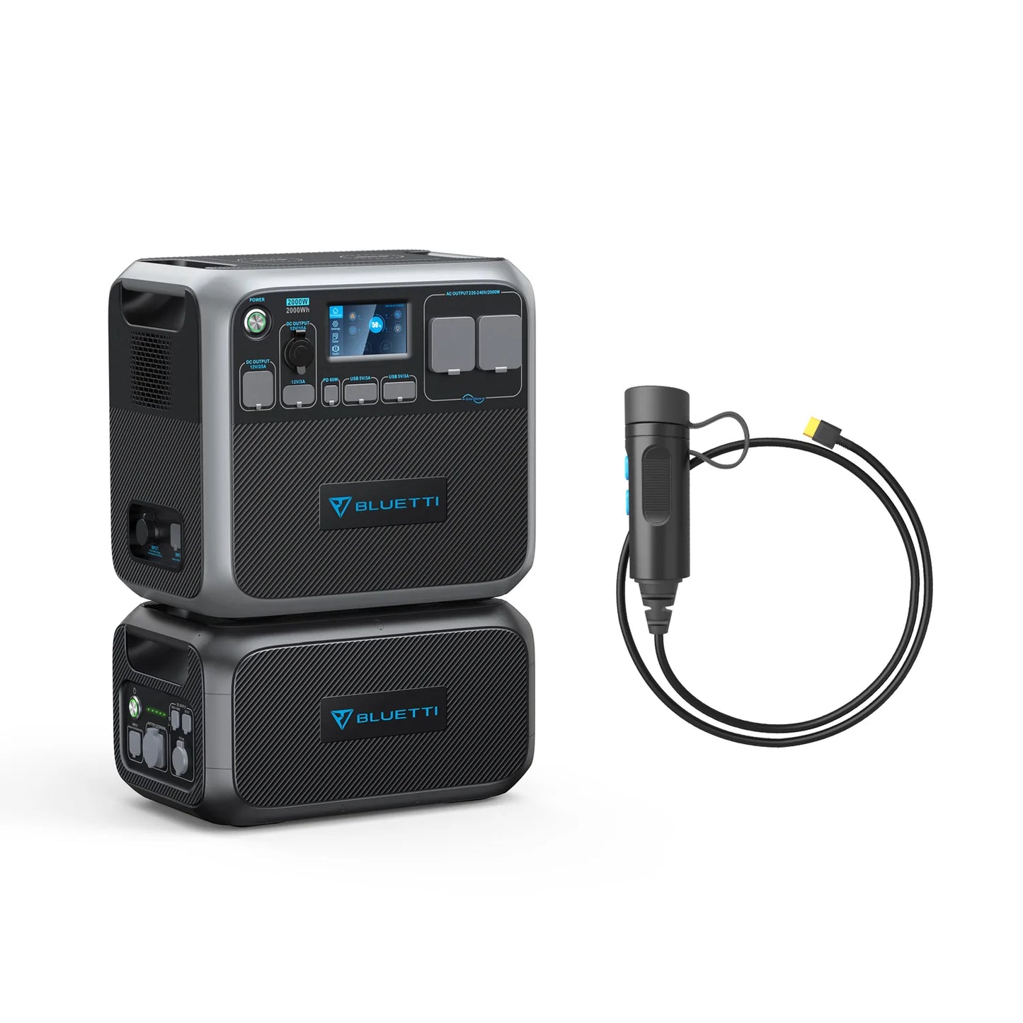 BLUETTI AC200P + B230 | Home Battery Backup | AC200P+1*B230+1*P090D-XT90 CABLE