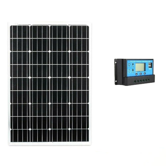 OkSolar™ 250W Fixed Solar Panel with 30A PWM regulator